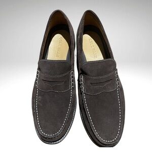 Cole Haan Men's Dark Brown Suede Loafers